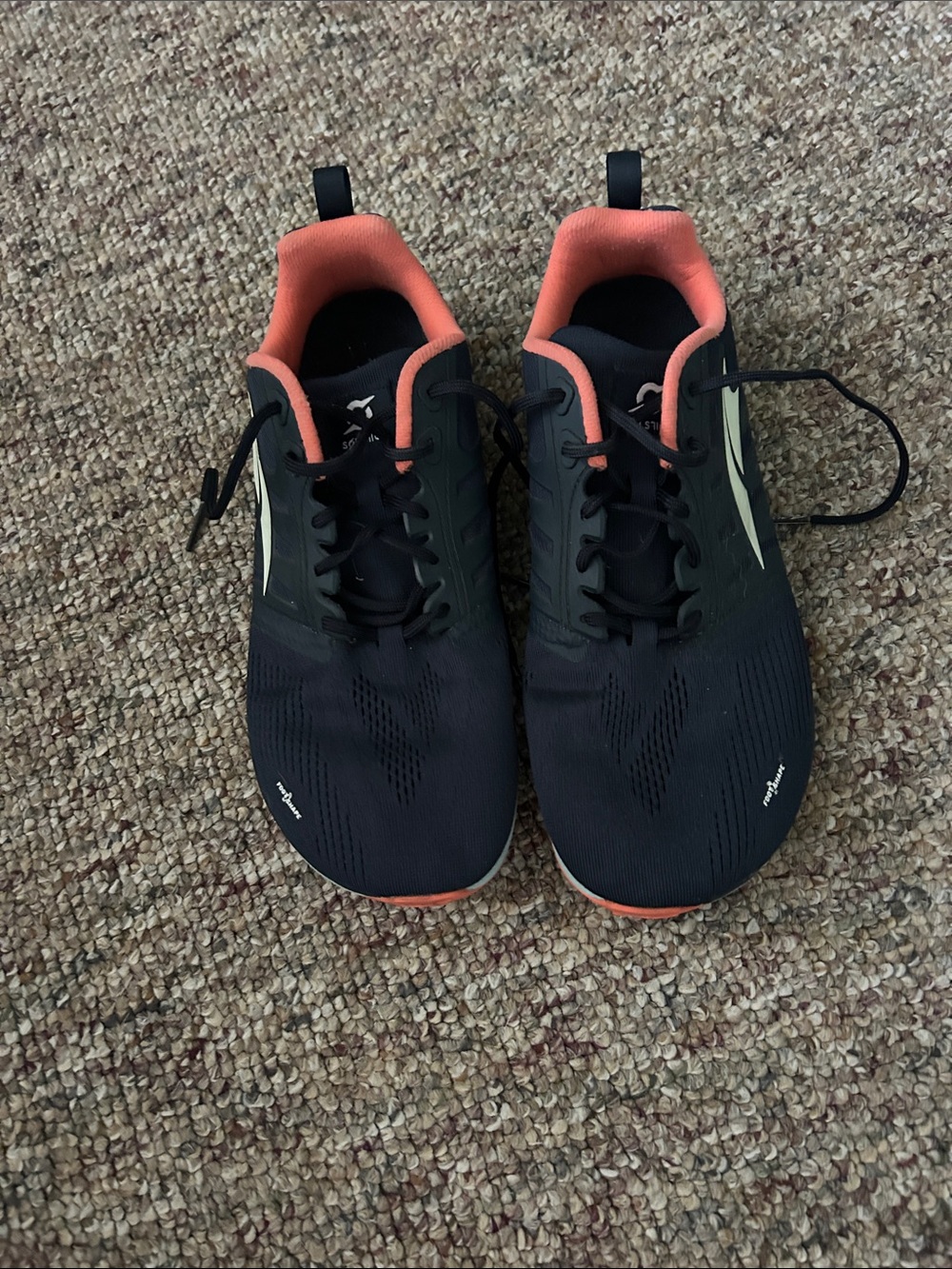 Altra Women’s Black Running Shoes with Coral Lining